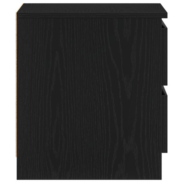 862612_9.jpg vidaXL Nočné stolíky 2 kusy Čierna Dub 50x40x43,5 cm Zložené drevo – Obrázok 9