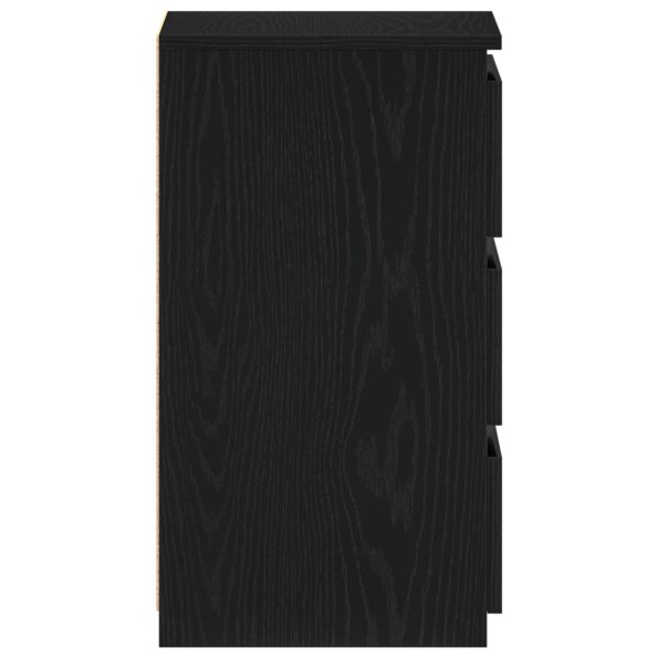 vidaXL Nočný stolík čierny dub 40x35x62,5 cm, kompozitné drevo – Obrázok 8