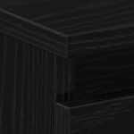 vidaXL Nočný stolík čierny dub 40x35x62,5 cm, kompozitné drevo – Obrázok 9