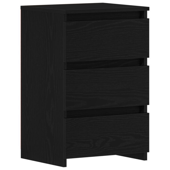 862614_2.jpg vidaXL Nočné stolíky 2 ks Čierne Dub 40x35x62,5 cm Z drevených kompozitov – Obrázok 2