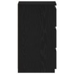 vidaXL Nočné stolíky 2 ks Čierne Dub 40x35x62,5 cm Z drevených kompozitov – Obrázok 9