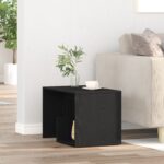 vidaXL Bočný stôl čierny dub 59x36x38 cm z kompozitného dreva – Obrázok 4