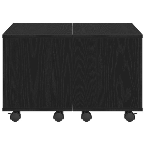 vidaXL Stôl pod lampu Čierny Dub 60x60x38 cm z drevotriesky – Obrázok 6