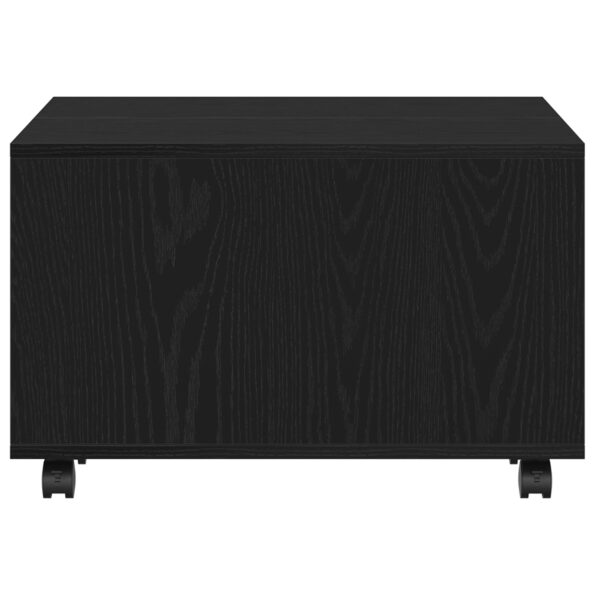 vidaXL Stôl pod lampu Čierny Dub 60x60x38 cm z drevotriesky – Obrázok 7