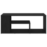 vidaXL Konferenčný stolík Čierne Dub 100x50x40 cm Kompozitné drevo – Obrázok 6