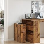 vidaXL Lekársky kabinet Stará drevovina 20x45,5x60 cm z inžinierskeho dreva – Obrázok 4