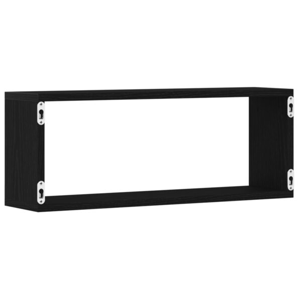 vidaXL Poličky 2 kusy Čierny Dub 60x15x23 cm Vyrobené z inžinierskeho dreva – Obrázok 9