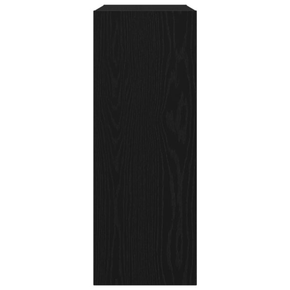 vidaXL Konzolový stôl Čierny dub - 78x30x80 cm - Z inžinierskeho dreva – Obrázok 7