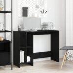 vidaXL Stôl Čierny Dub 102,5x35x75 cm