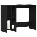 vidaXL Stôl Čierny Dub 102,5x35x75 cm – Obrázok 3