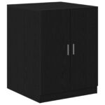 vidaXL Skrinka na práčku Čierny dub 70,5x71,5x91,5 cm z kompozitného dreva – Obrázok 2