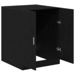 vidaXL Skrinka na práčku Čierny dub 70,5x71,5x91,5 cm z kompozitného dreva – Obrázok 5
