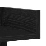 vidaXL Knižnica Čierny Dub 48x25,5x140 cm Z dreva – Obrázok 8