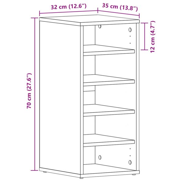 862687_12.jpg vidaXL Dve skriňe na topánky Čierny dub 32x35x70 cm Z kompozitného dreva – Obrázok 12