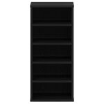 vidaXL Dve skriňe na topánky Čierny dub 32x35x70 cm Z kompozitného dreva – Obrázok 8