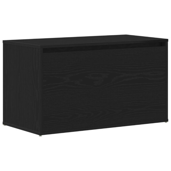 862701_2.jpg vidaXL lavička na sedenie, čierna dub, 80x40x45 cm, z kompozitného dreva – Obrázok 2