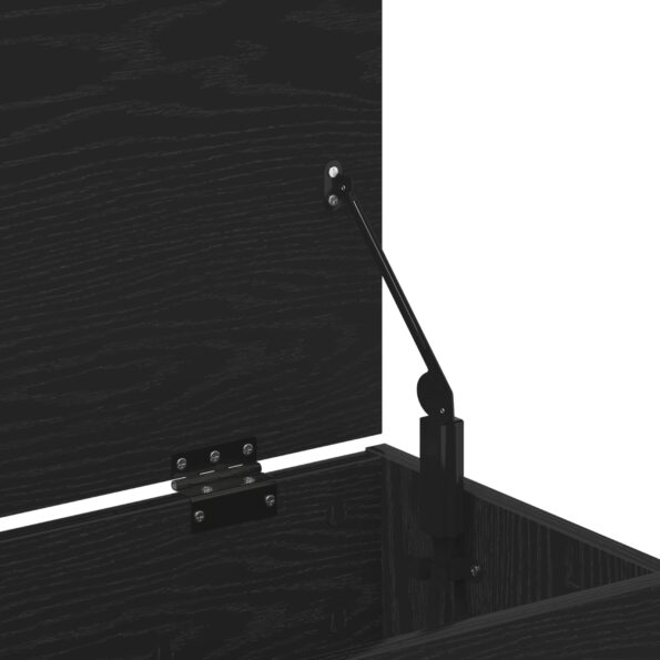 vidaXL Lavica do chodby v čiernom dubovom vzhľade 60x30x45 cm, z kompozitného dreva – Obrázok 9