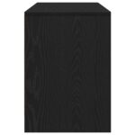 vidaXL TV skrinka - Čierna Dub, 102x37,5x52,5 cm, z kompozitného dreva – Obrázok 8