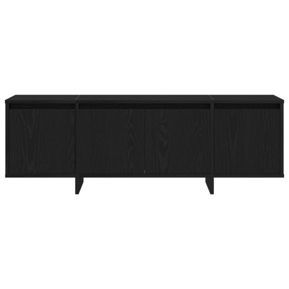 vidaXL TV skrinka čierna dub 120x30x40,5 cm z inžinierskeho dreva – Obrázok 7