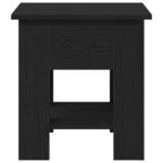 vidaXL Konferenčný stolík Čierna Dub 40x40x42 cm Kompozitné drevo – Obrázok 6