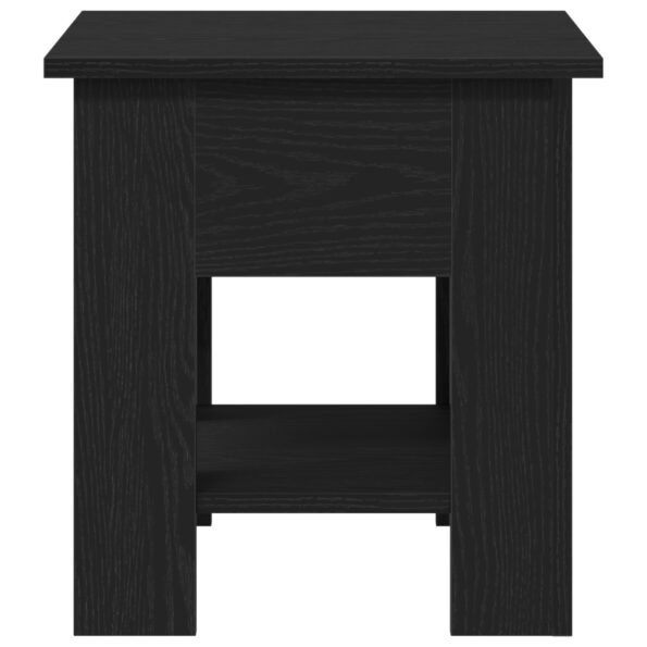 vidaXL Konferenčný stolík Čierna Dub 40x40x42 cm Kompozitné drevo – Obrázok 6