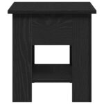 vidaXL Konferenčný stolík Čierna Dub 40x40x42 cm Kompozitné drevo – Obrázok 7