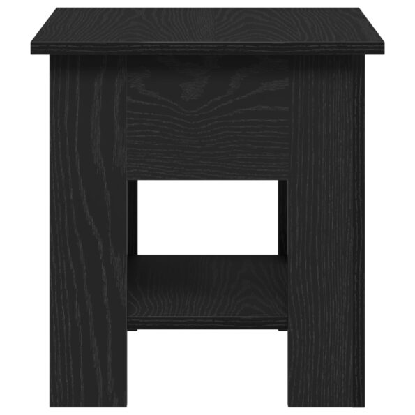 vidaXL Konferenčný stolík Čierna Dub 40x40x42 cm Kompozitné drevo – Obrázok 7