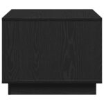 vidaXL Čierny dubový konferenčný stolík 55x55x42 cm z kompozitného dreva – Obrázok 6