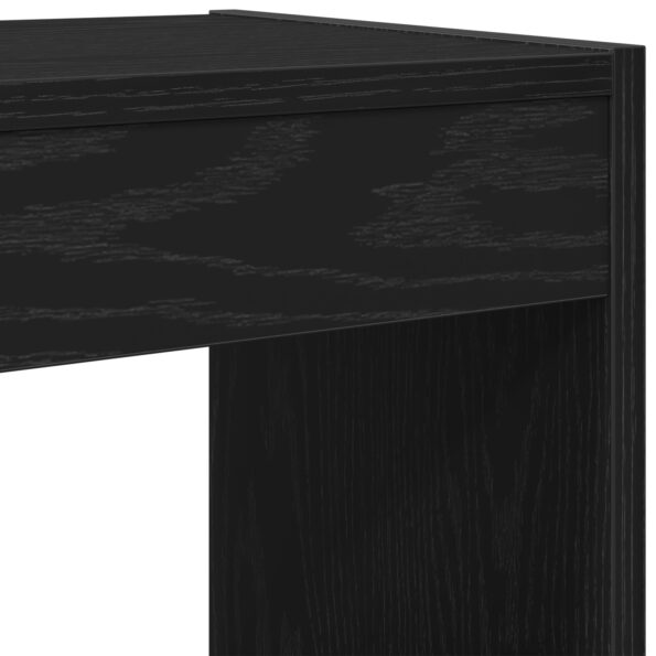 862719_5.jpg vidaXL Knižnica Čierna Dub 40x30x198 cm Zložené Drevá – Obrázok 5