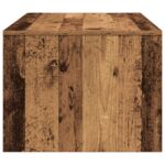 vidaXL Konferenčný stolík so zásuvkou Staré drevo 102 x 55 x 43,5 cm – Obrázok 8
