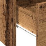 vidaXL Konferenčný stolík so zásuvkou Staré drevo 102 x 55 x 43,5 cm – Obrázok 9