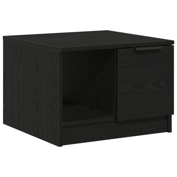 862743_2.jpg vidaXL Kávový stolík Čierna Dub 50x50x36 cm Kompozitné drevo – Obrázok 2