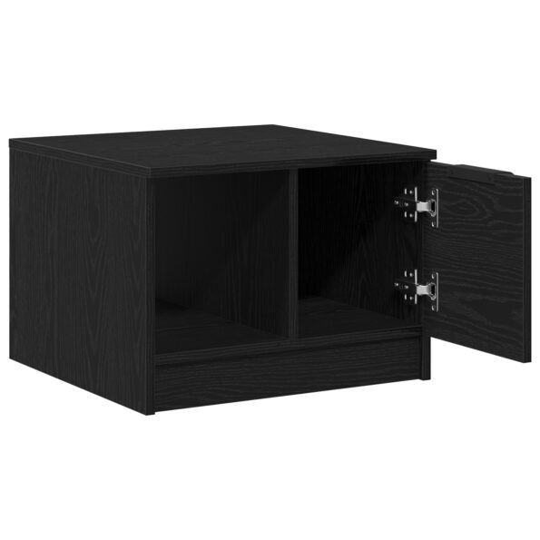 862743_4.jpg vidaXL Kávový stolík Čierna Dub 50x50x36 cm Kompozitné drevo – Obrázok 4