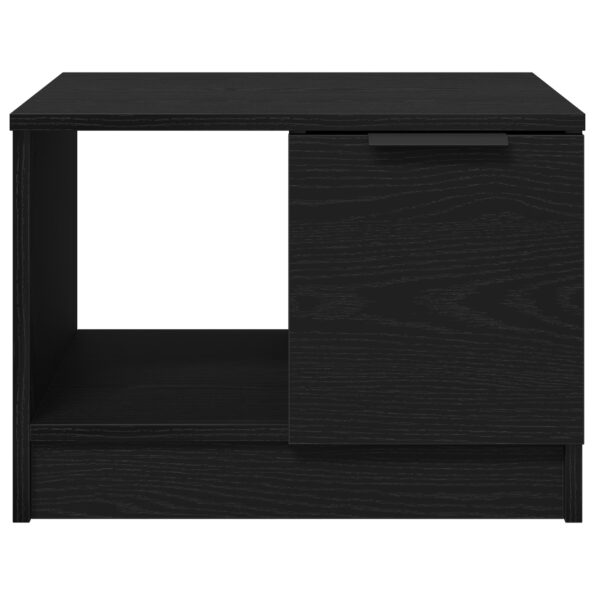 862743_5.jpg vidaXL Kávový stolík Čierna Dub 50x50x36 cm Kompozitné drevo – Obrázok 5