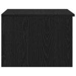vidaXL Kávový stolík Čierna Dub 50x50x36 cm Kompozitné drevo – Obrázok 6