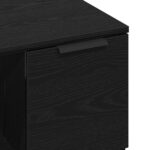 vidaXL Kávový stolík Čierna Dub 50x50x36 cm Kompozitné drevo – Obrázok 7
