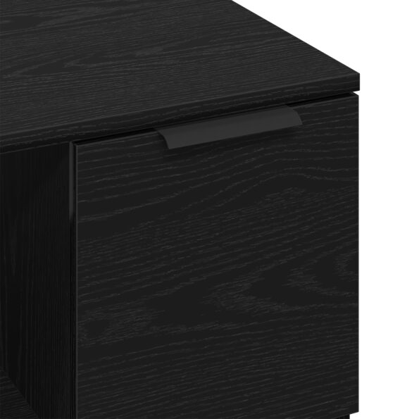 862743_7.jpg vidaXL Kávový stolík Čierna Dub 50x50x36 cm Kompozitné drevo – Obrázok 7