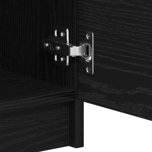 862743_8.jpg vidaXL Kávový stolík Čierna Dub 50x50x36 cm Kompozitné drevo – Obrázok 8