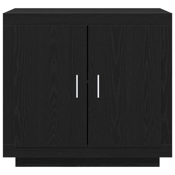 vidaXL Komoda Čierny Dub 80x40x75 cm Kompozitné drevo – Obrázok 6