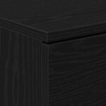 vidaXL Čierny dub Nočný stolík - 40x65x65 cm – Obrázok 9