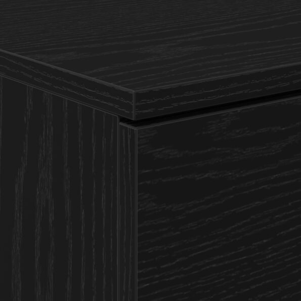 vidaXL Čierny dub Nočný stolík - 40x65x65 cm – Obrázok 9