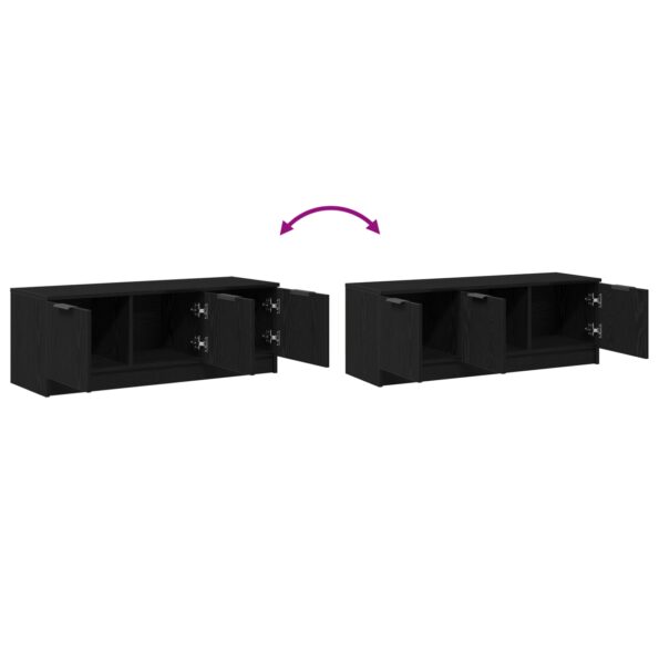 862770_11.jpg vidaXL TV stolík čierny dub 102x35x36,5 cm z inžinierskeho dreva – Obrázok 11