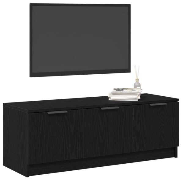 862770_3.jpg vidaXL TV stolík čierny dub 102x35x36,5 cm z inžinierskeho dreva – Obrázok 3