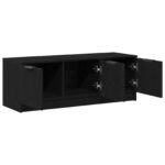 vidaXL TV stolík čierny dub 102x35x36,5 cm z inžinierskeho dreva – Obrázok 5