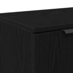 vidaXL TV stolík čierny dub 102x35x36,5 cm z inžinierskeho dreva – Obrázok 9