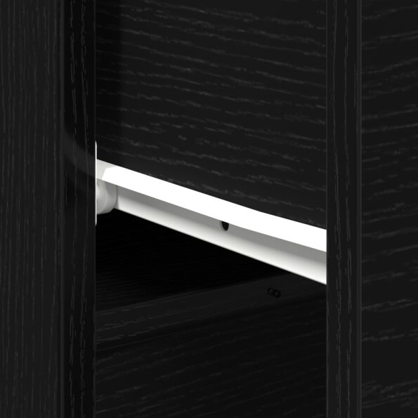 vidaXL Bočné skrinky 2 ks Čierny dub 30x30x70 cm Kompozitné drevo – Obrázok 10