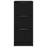 vidaXL Bočné skrinky 2 ks Čierny dub 30x30x70 cm Kompozitné drevo – Obrázok 8