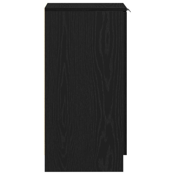 vidaXL skrinka na topánky - čierny dub, 30x35x70 cm, kompozitné drevo – Obrázok 8