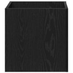 vidaXL Kvetináč Čierny Dub 40x40x40 cm Vyrobené z dreva – Obrázok 7