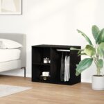 vidaXL Kosmetický kabinet Čierny dub 80 x 40 x 65 cm Kompozitné drevo